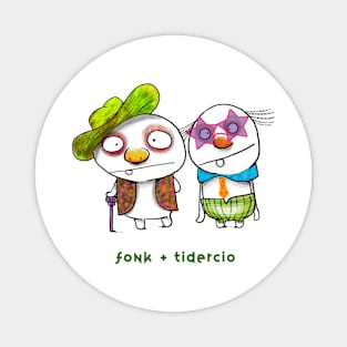 Two funny creatures Magnet